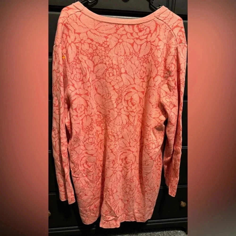 Isaac Mizrahi Choice Pattern Jacquard Cardigan 2XLarge New - Picture 4 of 7